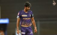 Anukul Roy after getting his first IPL wicket for Kolkata Knight Riders in IPL 2022 (Image Credits: Kolkata Knight Riders' Instagram)